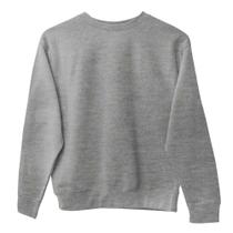 Moletom Careca Liso Gola Redonda Unissex Com Ribana Flanelado Blusa de Frio Basica Quentinha