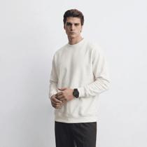 Moletom Careca Masculino sem Capuz Inverno Quentinho Blusa de Frio Casual Confortável 2026