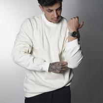 Moletom Careca Masculino sem Capuz Inverno Quentinho Blusa de Frio Casual Confortável 2026