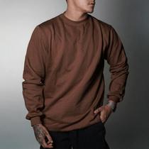 Moletom Careca Masculino sem Capuz Inverno Quentinho Blusa de Frio Casual Confortável 2026 Moletom Careca Masculino sem Capuz Inverno Quentinho Blusa de Frio Casual Confortável 2026