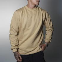 Moletom Careca Masculino sem Capuz Inverno Quentinho Blusa de Frio Casual Confortável 2026