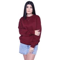 Moletom Careca Unissex Gola Redonda Blusa de Frio Casaco Sem Estampa Liso Feminino Masculino Diversas Cores Moletom Careca Unissex Gola Redonda Blusa de Frio Casaco Sem Estampa Liso Feminino Masculino Diversas Cores