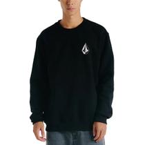 Moletom Careca Volcom Iconic Stone Preto