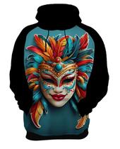 Moletom Casaco Abadá Estampa Carnaval Festa Brasil Samba 22 Moletom Casaco Abadá Estampa Carnaval Festa Brasil Samba 22