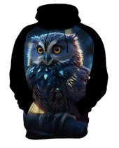 Moletom Casaco Animais Corujas Misticas Aves Noturnas HD 22 Moletom Casaco Animais Corujas Misticas Aves Noturnas HD 22