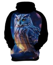 Moletom Casaco Animais Corujas Misticas Aves Noturnas HD 23