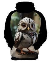 Moletom Casaco Animais Corujas Misticas Aves Noturnas HD 3