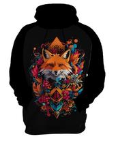 Moletom Casaco Animais Raposa Laranja Arte Oriental HD 1 Moletom Casaco Animais Raposa Laranja Arte Oriental HD 1