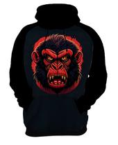 Moletom Casaco Babuino Macaco Gorila Face Animais Selva 2 Moletom Casaco Babuino Macaco Gorila Face Animais Selva 2