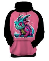 Moletom Casaco Blusa Animais Cyberpunk Camaleão Repteis 2 Moletom Casaco Blusa Animais Cyberpunk Camaleão Repteis 2