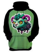 Moletom Casaco Blusa Animais Cyberpunk Carneiro Bode Cabra