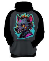 Moletom Casaco Blusa Animais Cyberpunk Hienas Savanas 2