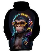 Moletom Casaco Blusa Animais Cyberpunk Macacos Gorilas 2 Moletom Casaco Blusa Animais Cyberpunk Macacos Gorilas 2