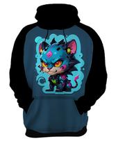 Moletom Casaco Blusa Animais Cyberpunk Onça Felinos HD 1 Moletom Casaco Blusa Animais Cyberpunk Onça Felinos HD 1