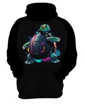 Moletom Casaco Blusa Animais Cyberpunk Tartarugas Réptel 1