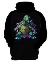 Moletom Casaco Blusa Animais Cyberpunk Tartarugas Réptel 3 Moletom Casaco Blusa Animais Cyberpunk Tartarugas Réptel 3
