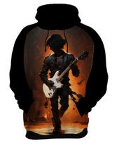 Moletom Casaco Blusa Animais Guitarrista Guitarra Música 4