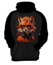 Moletom Casaco Blusa Animais Óculos Raposa Moderna 2 Moletom Casaco Blusa Animais Óculos Raposa Moderna 2