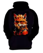 Moletom Casaco Blusa Animais Óculos Raposa Moderna 3 Moletom Casaco Blusa Animais Óculos Raposa Moderna 3