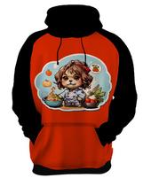Moletom Casaco Blusa Chefe Cachorro Cozinheiro Cozinha 3 Moletom Casaco Blusa Chefe Cachorro Cozinheiro Cozinha 3