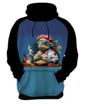 Moletom Casaco Blusa Chefe Camaleão Cozinheiro Cozinha 1