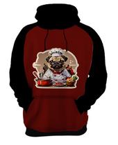 Moletom Casaco Blusa Chefe Pug Cozinheiro Cozinha 1