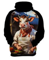 Moletom Casaco Blusa Chefe Vaquinha Cozinheira Cozinha 1 Moletom Casaco Blusa Chefe Vaquinha Cozinheira Cozinha 1
