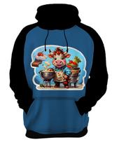 Moletom Casaco Blusa Chefe Vaquinha Cozinheira Cozinha 2 Moletom Casaco Blusa Chefe Vaquinha Cozinheira Cozinha 2