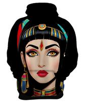 Moletom Casaco Blusa Cleopatra Pop Art Egito Egipcia HD 2