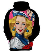 Moletom Casaco Blusa Estampa Mu.lher Marinheira Pop Art 5