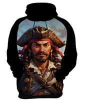 Moletom Casaco Blusa Estampa Pirata Alto Mar Navios HD 1