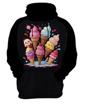 Moletom Casaco Blusa Estampa Sorvetes Sorvetinhos Verão 3