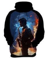 Moletom Casaco Blusa Instrumento Saxofone Saxofonista HD 2 Moletom Casaco Blusa Instrumento Saxofone Saxofonista HD 2