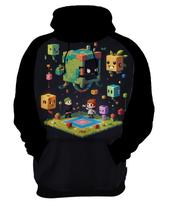 Moletom Casaco Blusa Jogo Quadrado de Blocos Mineração 1