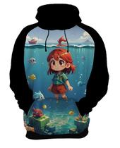 Moletom Casaco Blusa Jogo Quadrado de Blocos Mineração 7