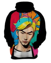 Moletom Casaco Blusa K-pop Moda Coreana Pop Art Ásia 12 Moletom Casaco Blusa K-pop Moda Coreana Pop Art Ásia 12
