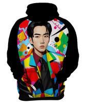 Moletom Casaco Blusa K-pop Moda Coreana Pop Art Ásia 14 Moletom Casaco Blusa K-pop Moda Coreana Pop Art Ásia 14