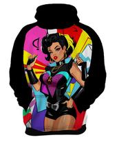 Moletom Casaco Blusa Mu.lher Negra Preta PopArt Cultura 6