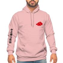 Moletom Casaco Canguru Masculino Akatsuki Estampado De Frio