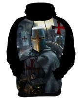 Moletom Casaco Cavaleiros Templários Cruzadas Armaduras 8 Moletom Casaco Cavaleiros Templários Cruzadas Armaduras 8