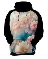 Moletom Casaco Estampa Art Floral Flores Natureza Florida 5 Moletom Casaco Estampa Art Floral Flores Natureza Florida 5
