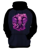 Moletom Casaco Estampada Elefante Pink Animais Grandes 1 Moletom Casaco Estampada Elefante Pink Animais Grandes 1