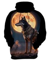 Moletom Casaco Estampada Steampunk Lobo Matilha Lua HD 1