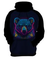 Moletom Casaco Estampada T-shirt Face Urso Neon Moda 3