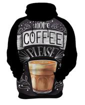 Moletom Casaco Estampas Eu amo Café Coffee Grãos Arte HD 19