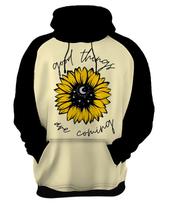 Moletom Casaco Flor do Sol Girassol Natureza Amarela HD 12