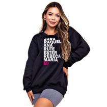 Moletom Casaco Frio Bordado Mulheres Sabias Cristão Gospel