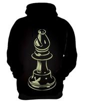 Moletom Casaco Jogo Tabuleiro Xadrez Rei Torre Rainha HD 14