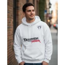 Moletom Casaco Moto Tiger Triumph Estradeira Ótima Qualidade