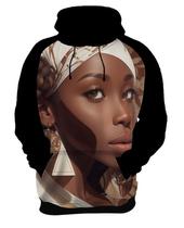 Moletom Casaco Mulher Africanas Raizes Beleza Negra 1